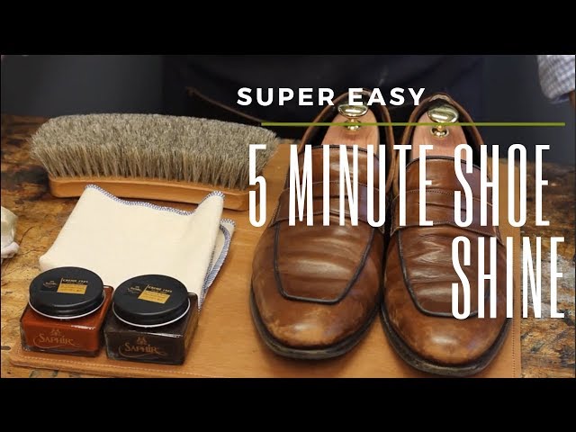 Super Easy 5 MINUTE Shoe Shine