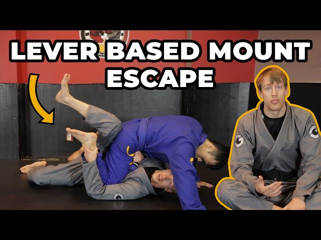 The Lever Based Mount Escape | With BJJ Black Belt Rory van Vliet