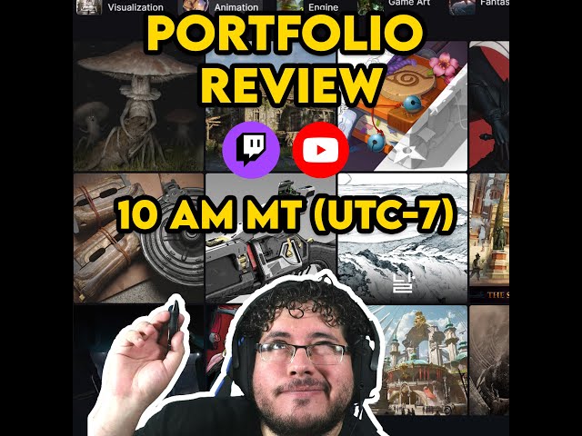 April Portfolio Review! Learn about the 3D World!
