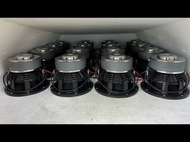 16 12" SUBWOOFERS WINDY BASS!