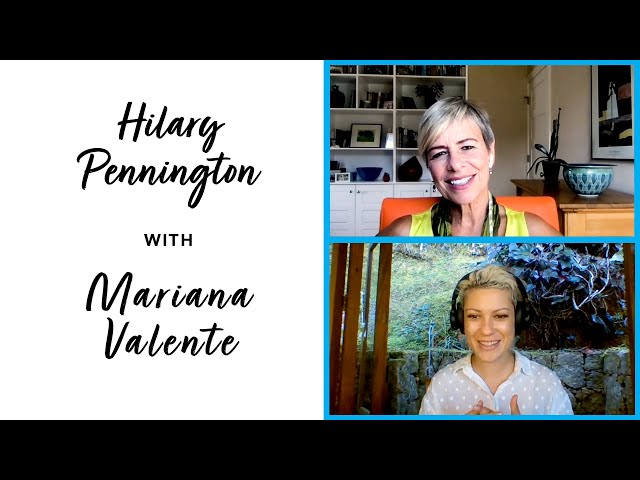 (Audio Described) Technology and gender: Hilary Pennington with Mariana Valente #OnWhatMatters