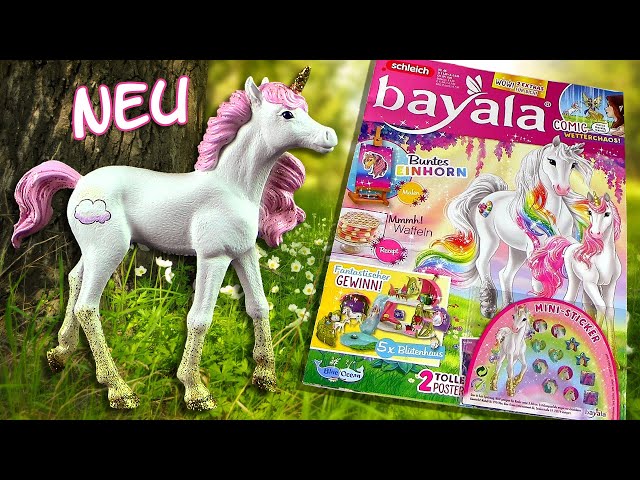 Schleich ® Bayala ® Magazin Nr. 46 mit sonnigem Wetter Fohlen Sayda & süße Aufkleber