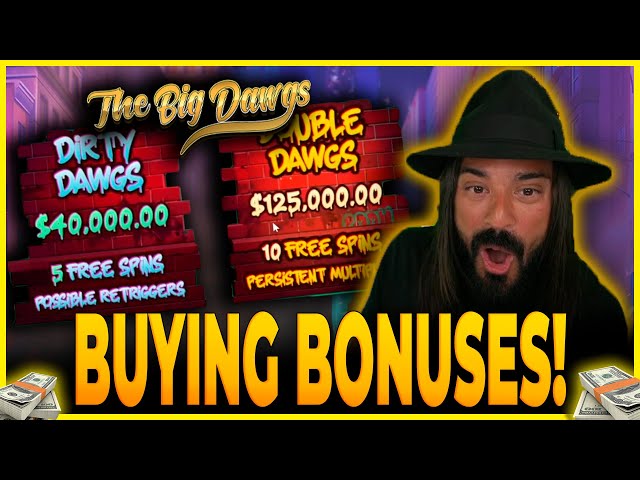 ROSHTEIN BUYING THE MOST EXPENSIVE BONUS ON THE BIG DAWGS!