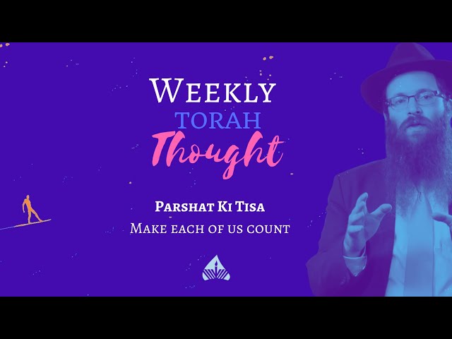 Make each of us count | A Torah Thought for Parshat Ki Tisa