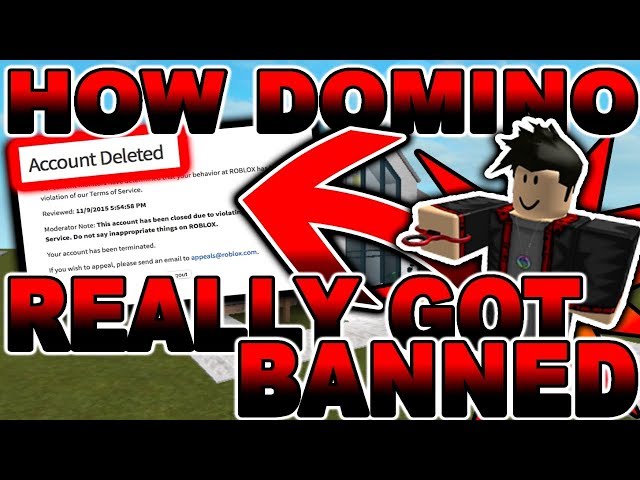 HOW DOMINO REALLY GOT BANNED ~ ROBLOX SKIT