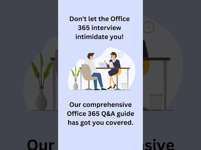 Office 365 interview questions and answers #shorts #shortsfeed #youtubeshorts #interview #office365