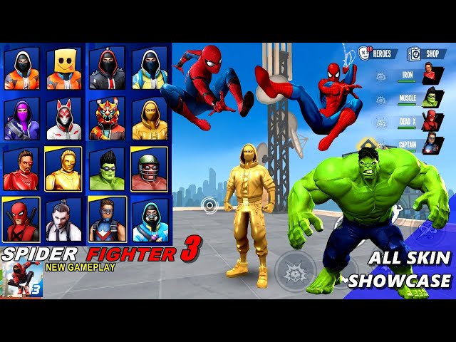 Hulk, Deadpool, Spiderman, Ironman, Marvel, Avengers Vs Criminal Part 415 || Spider Fighter 3