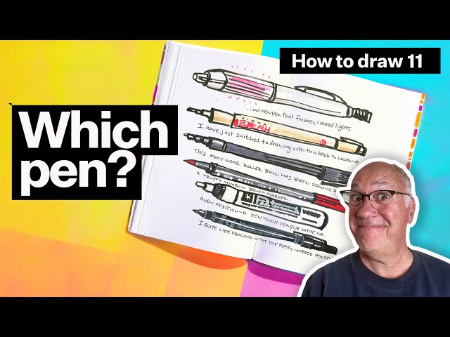 Which pen should I draw with? Recommendations and advice. How to Draw #11
