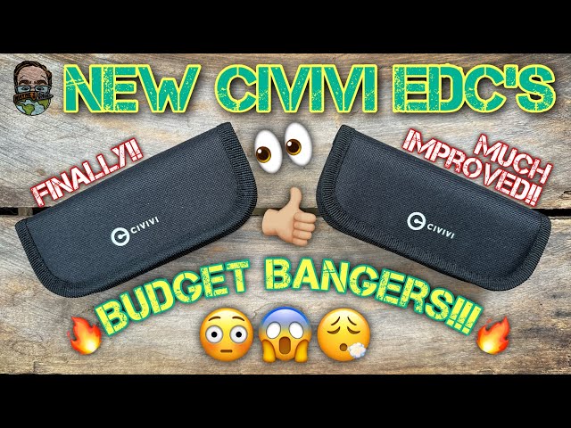 Two BRAND NEW CIVIVI EDC knives that BRING THE HEAT!! 👌🏼🔥🔥😮‍💨
