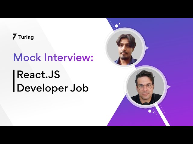 React.JS Mock Interview | Interview Questions for Senior React.JS Developers
