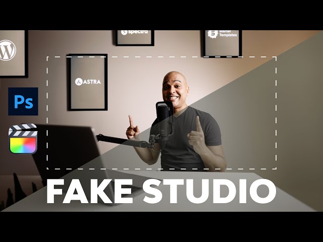 This Studio Is Fake - YouTube Setup MAGIC