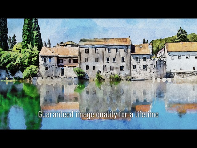 Premium Handmade Art Print "Fortifications of Trebinje in Watercolors" by Dreamframer Art