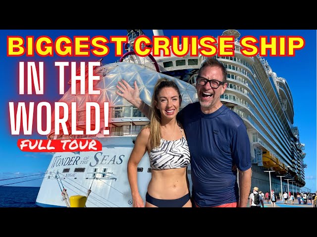 What To Expect On The World's LARGEST Cruise Ship Royal Caribbean wonder of the seas