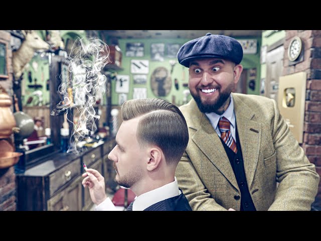 💈 ASMR BARBER - Best Gentleman Haircut & Beard Shape - RELAXING EXPERIENCE