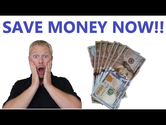 10 Ways To SAVE Money NOW!!!  --  Part 1