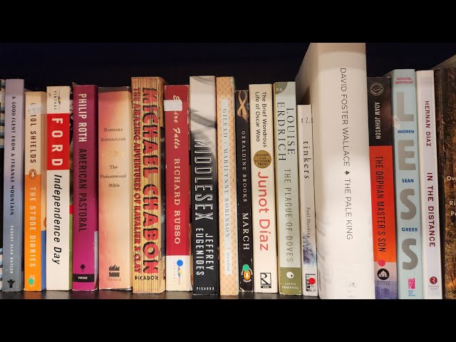 TBR Fiction Bookshelf Tour: I Reorganized My Books by Literature Prize!