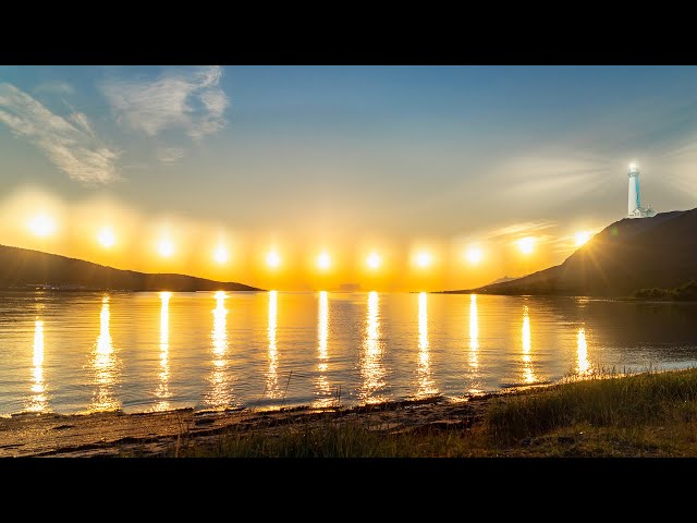 MIDNIGHT SUN at the Artic Circle | 24 hours CONSTANT DAYLIGHT (Time Lapse)