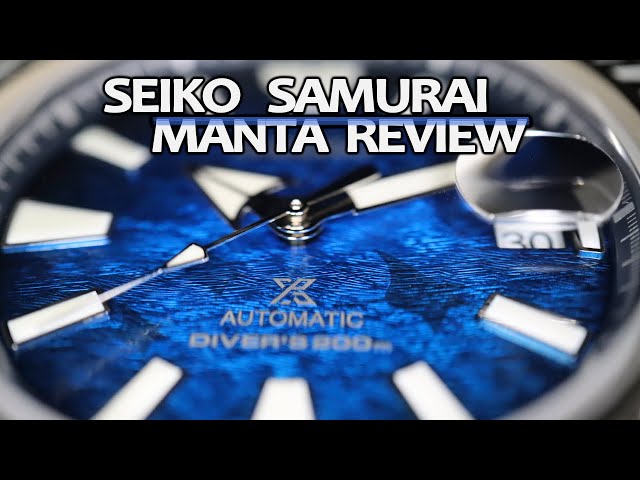 Seiko SRPE33 Special Edition Full Review | Save The Ocean Manta Ray Dial - Hands On! SEIKO SAMURAI