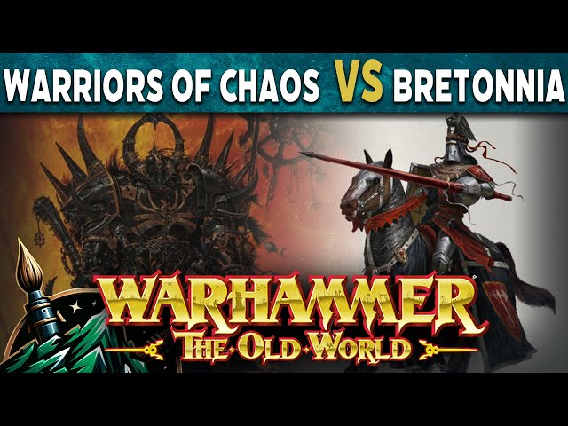 Bretonnia vs Warriors of Chaos Warhammer The Old World Battle Report