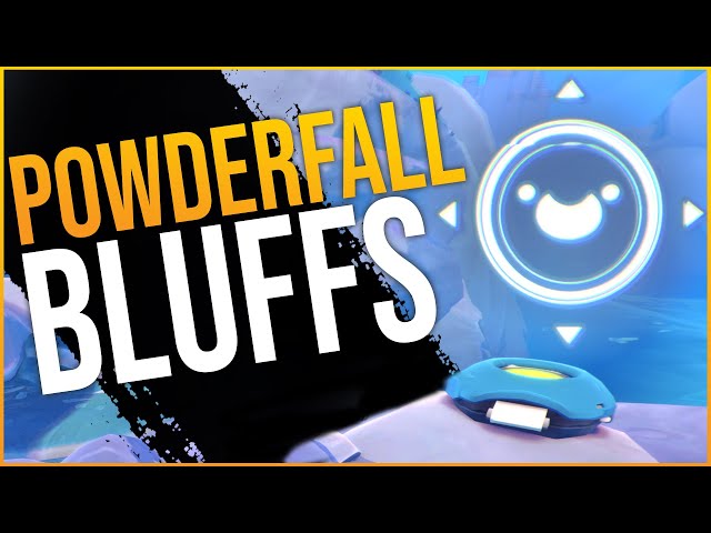 All MAP DATA NODES In POWDERFALL BLUFFS in Slime Rancher 2!