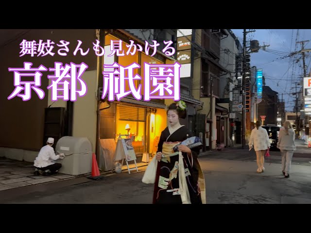2023年11月12日 舞妓さんも見かける京都祇園を散策 Maiko in Gion, Kyoto 【4K】