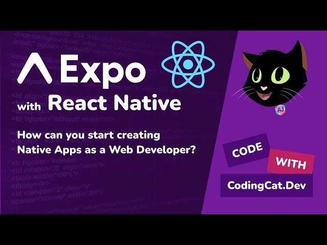 Learn how to use Expo and React Native with @CodingCatDev