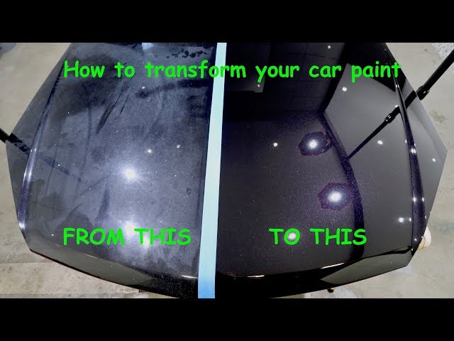 A GUIDE TO RESTORING CAR PAINT- (paint decontamination, paint correction & paint protection)