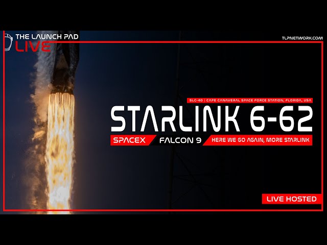 LIVE! SpaceX Starlink 6-62 Launch