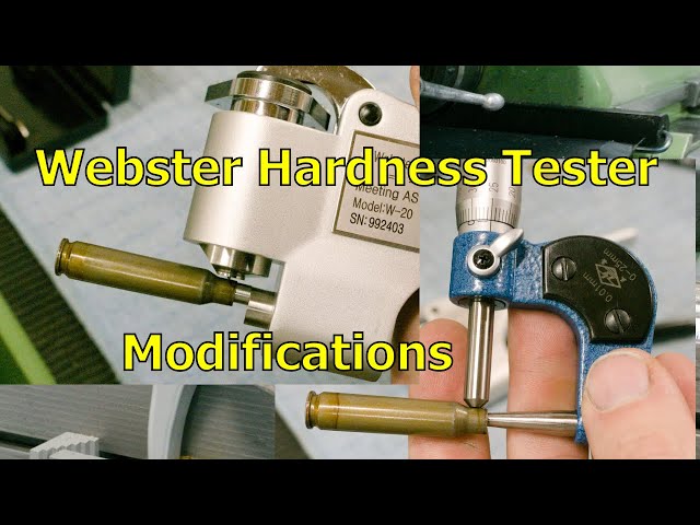 Webster Hardness Tester Modifications