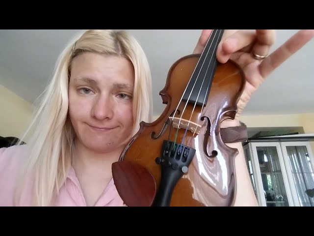 playing worlds smallest violin Stentor 1/64