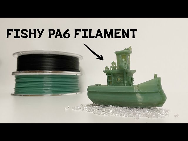 Filament made from Fishing Nets: Fishy Filaments PA6 tested
