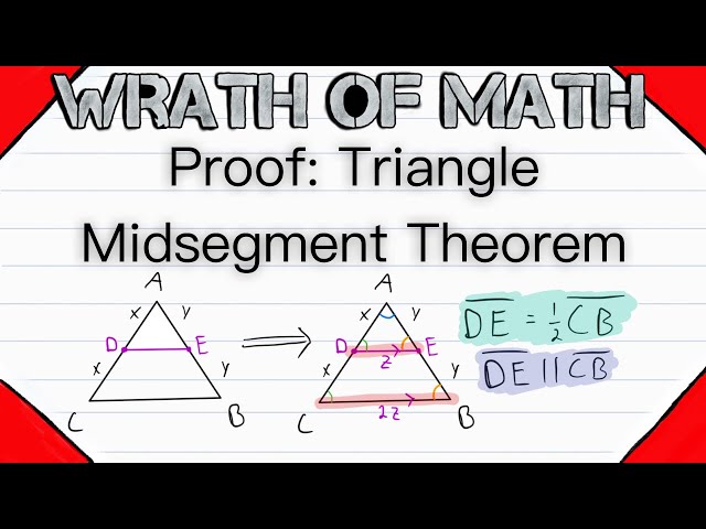Proof: Triangle Midsegment Theorem | Geometry, Proofs