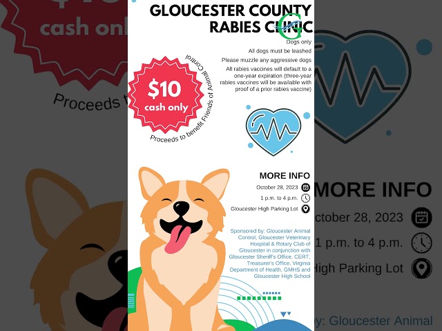 Our $10 rabies clinic is THIS SATURDAY!