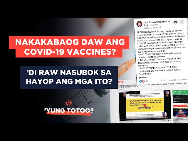 'Yung Totoo: 5 fact check tungkol sa pagbuo at epekto ng COVID-19 vaccines