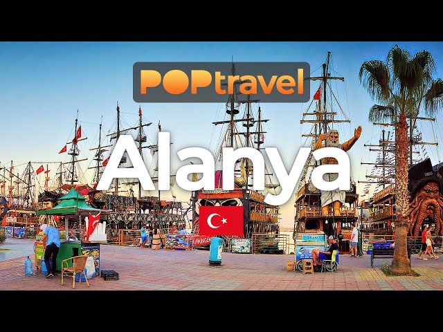 ALANYA, Turkey - Day to Night - 4K 60fps (UHD)
