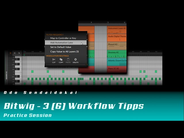 3 (6) Workflow Tipps (Deutsch) | Bitwig