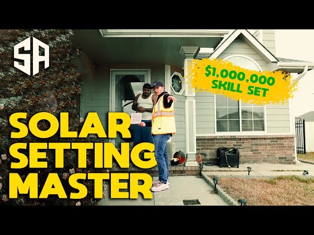 How to MASTER setting Solar appointments - Door To Door Solar Sales