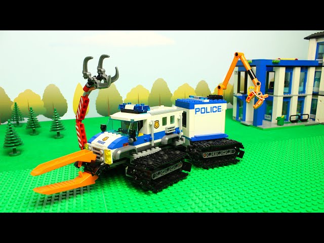 LEGO Experimental trucks and cars for kids , bulldozer tractor and train