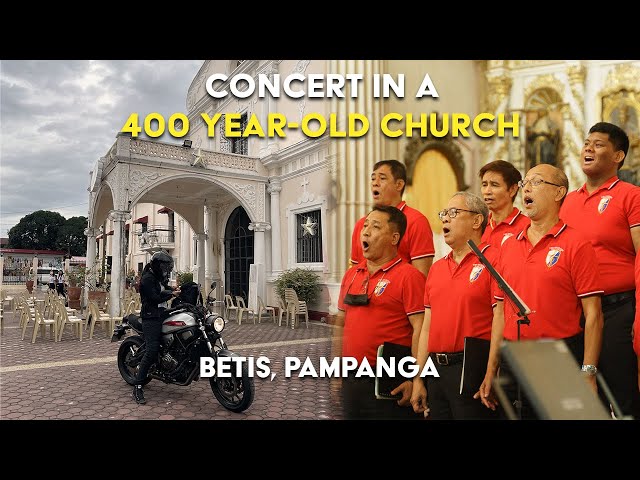 Ride to a 400yo Church! | Betis Church Mini Concert | Pampanga