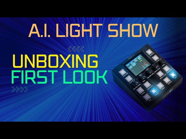 A.I. Light Show UNBOXING and DEMO | This Changes EVERYTHING About Mobile DJ DMX Lighting