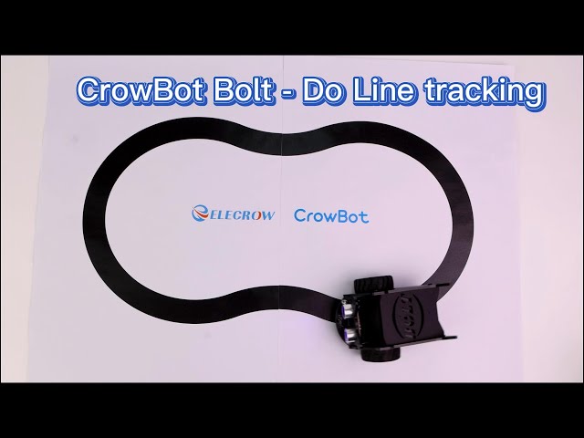 CrowBot Bolt: An Open-Source Esp32 Car Do Automatic Line Tracking