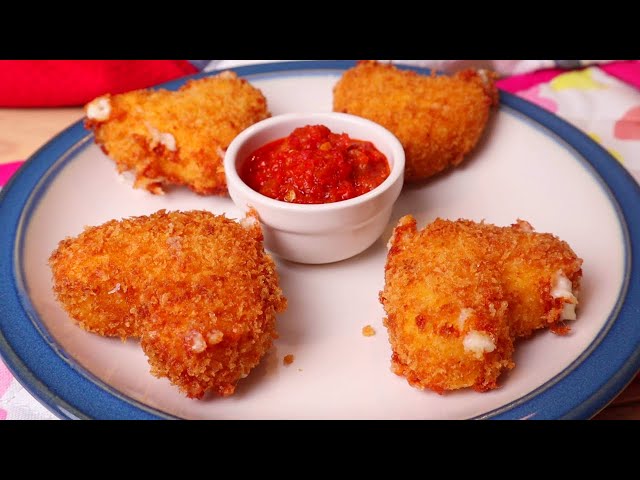 These Are Crispy CRUST CHEESE SNACK, WOULD Have You Dump Ready-made Snack | Valentine’s Cheese Bites