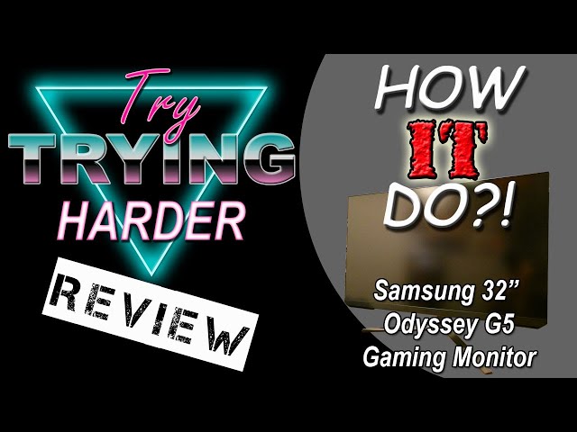 TTH Review #5: Samsung Odyssey 32" G5 Gaming Monitor #ad #review #gaming #monitor #samsung #vlogger