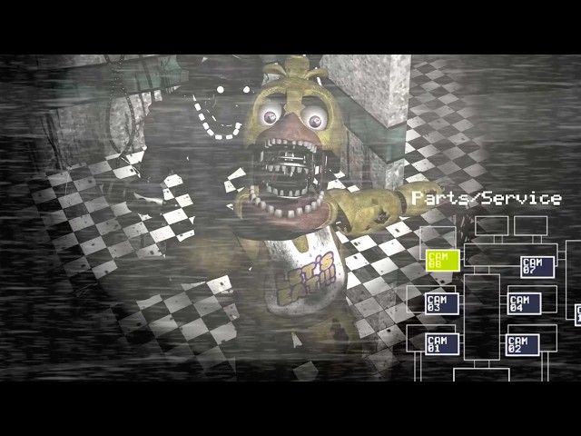 Withered Chica FNaF in Real Time Voice Lines Animated