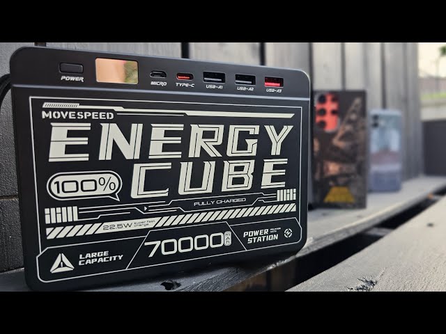 ***70000 mAh*** Energy Cube Review | A Different Kind of Power Bank