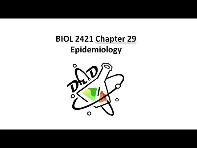 BIOL2421 Chapter 29 – Epidemiology