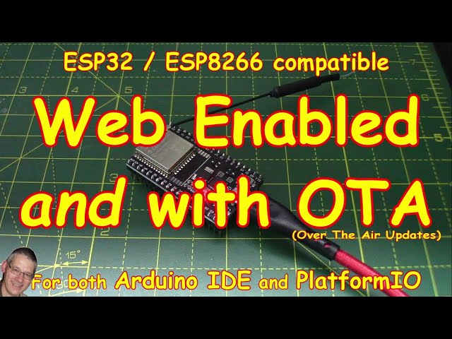 #258 ESP32 Web Pages AND OTA updates - just3️⃣libraries! ESP8266 also!
