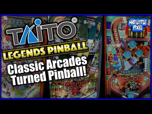 Retro Taito Arcade Games Become Pinball Tables For The AtGames Legends Pinball!