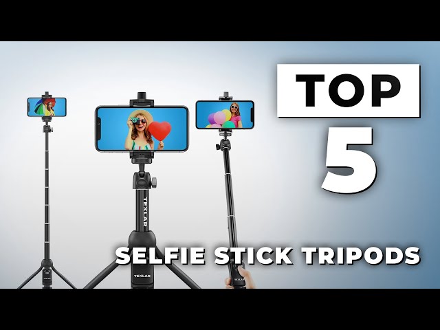 TOP 5 Best Selfie Stick Tripods (2024)