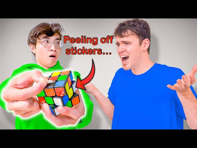 Hiring a Rubik’s cube teacher and peeling off the stickers…